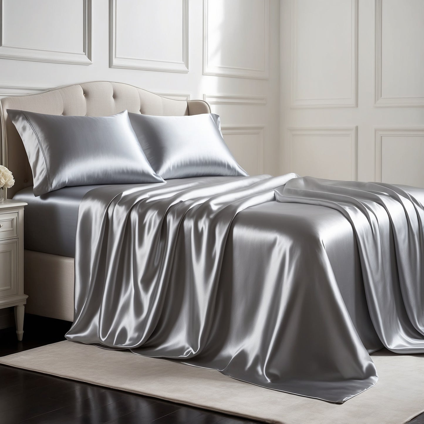 Set Letto 3 Pezzi | 100% Seta di Mulberry  - Lusso Naturale