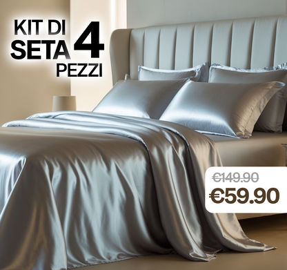 Set Letto 3 Pezzi | 100% Seta di Mulberry  - Lusso Naturale
