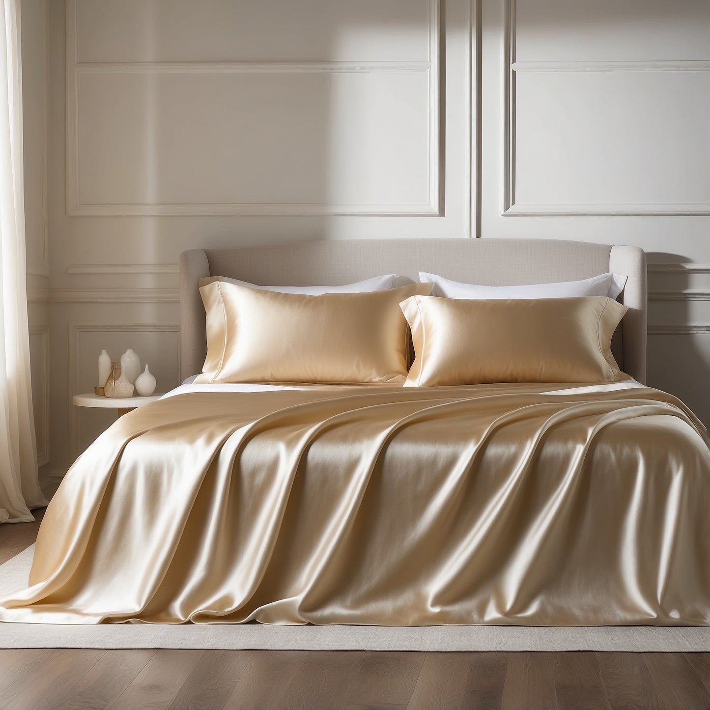 Set Letto 3 Pezzi | 100% Seta di Mulberry  - Lusso Naturale