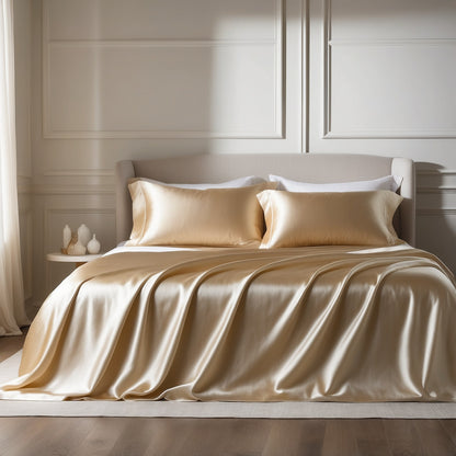 Set Letto 3 Pezzi | 100% Seta di Mulberry  - Lusso Naturale