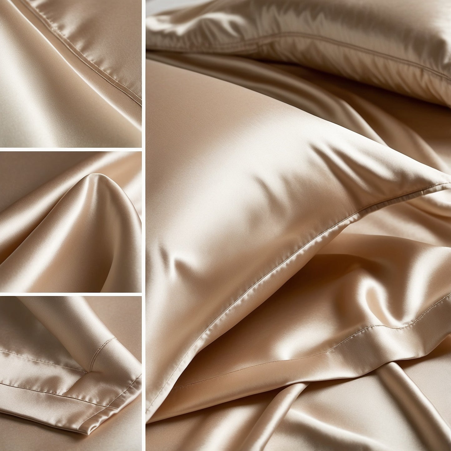 Set Letto 3 Pezzi | 100% Seta di Mulberry  - Lusso Naturale