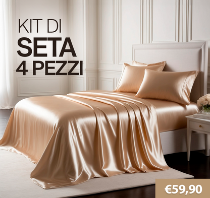 Set Letto 3 Pezzi | 100% Seta di Mulberry  - Lusso Naturale