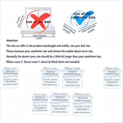 Set 3 Pezzi – Copripiumino in Raso, morbido e delicato, per notti dal tocco di lusso