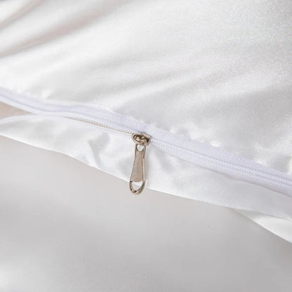 Set 3 Pezzi – Copripiumino in Raso, morbido e delicato, per notti dal tocco di lusso