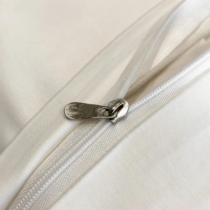 Set 4 Pezzi in 100% Cotone Egiziano – Lusso Premium con Finitura Hollow Edge