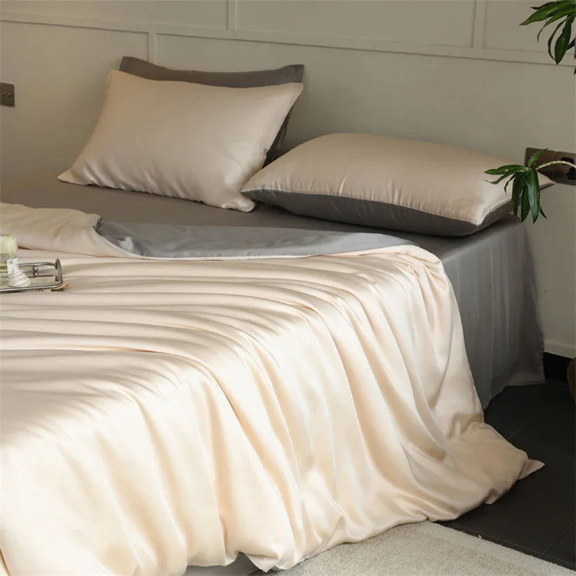 Set Letto in Seta di Gelso 100% – Lusso Naturale per le Tue Notti