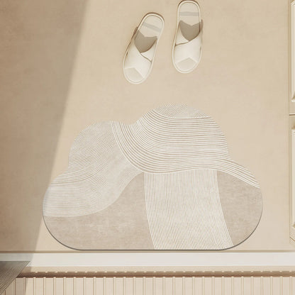 Tappeto da Bagno di Lusso – Antiscivolo, Assorbente e Asciugatura Rapida | Lavabile e Versatile Casa Fiorità