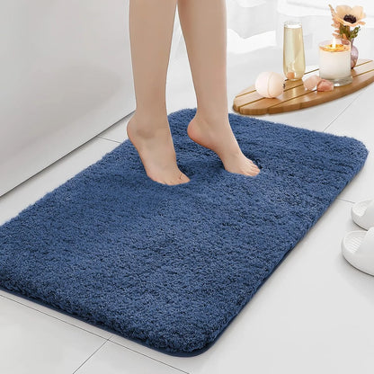 Tappeto da Bagno Antiscivolo – Alto Assorbimento, Pelo Lungo e Lavabile in Lavatrice | Comfort Durevole Casa Fiorità