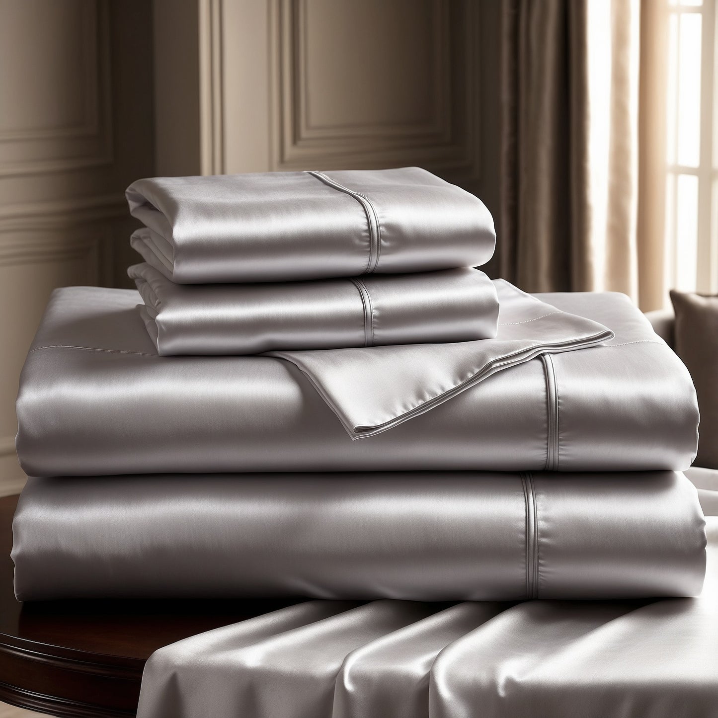 Set Letto 3 Pezzi | 100% Seta di Mulberry  - Lusso Naturale